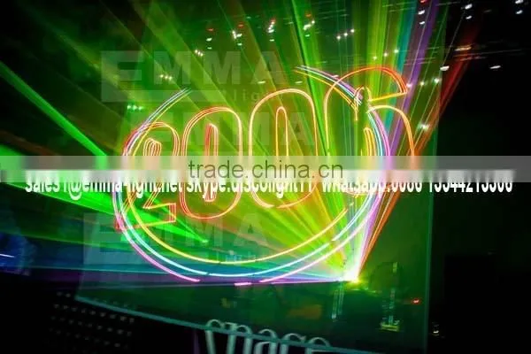 5 watt RGB ILDA Animation Laser 5000mw RGB ILDA cartoon Laser