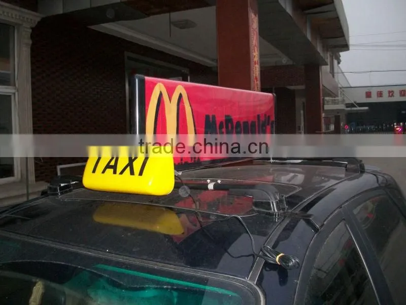 Waterproof Taxi Top Light Box With Ce Certificate