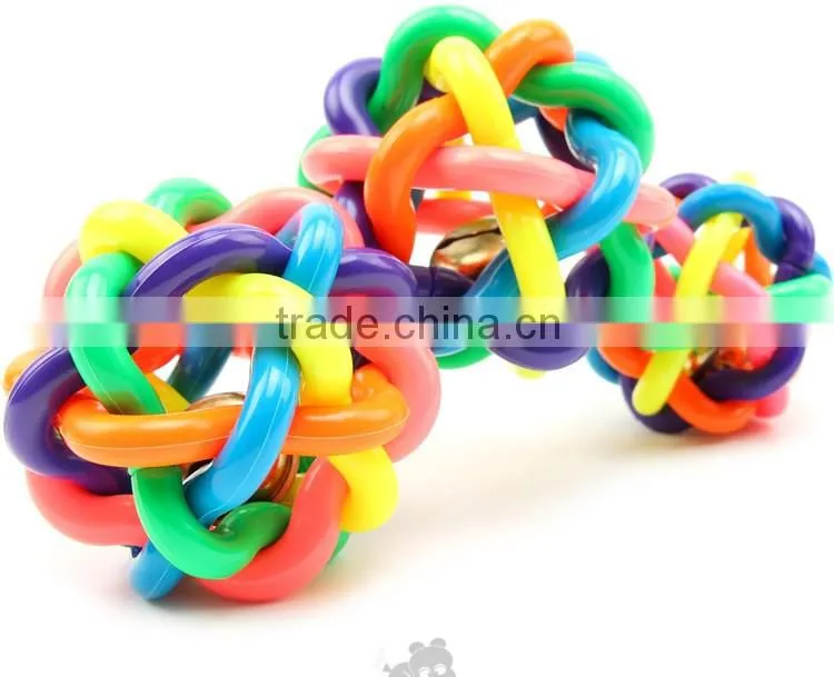 Factoryl wholesale Pastic Colour Small bell ball