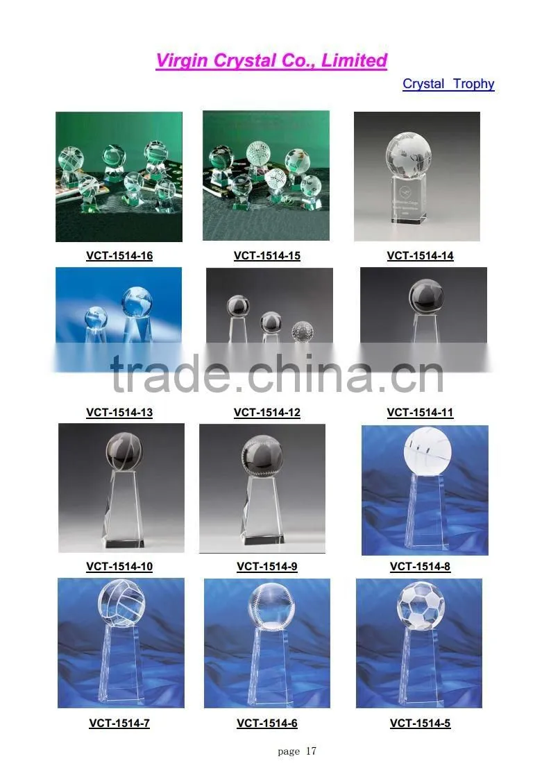 Wholesale classical 3d laser engraved crystal globe trophy awards cube with custom logo for business gift
