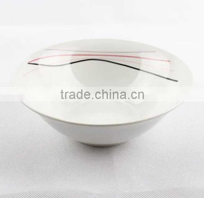 Super white ceramic square soup bowl porcelain square serving bowl
