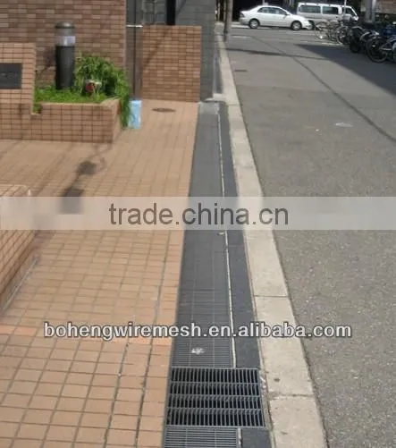 Drainage steel grating cover drainage ditch