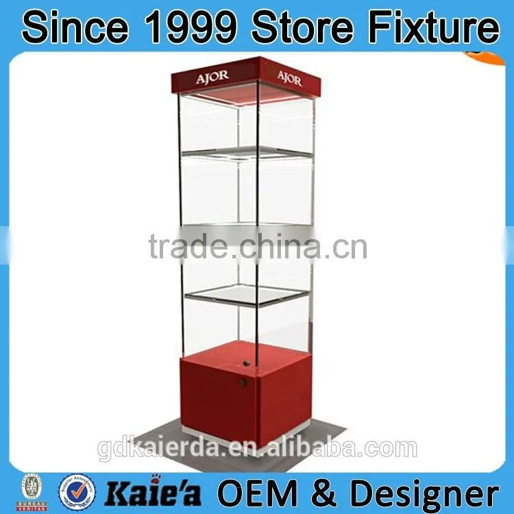 Modern jewelry cabinet design /glass display stand/wholesale jewelry stand