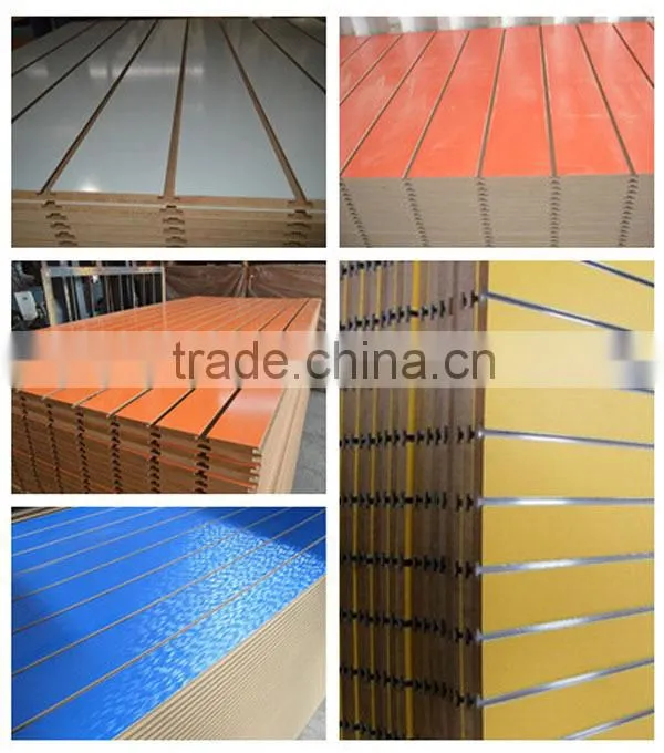 MDF slatwall panel / slot board for display accessories