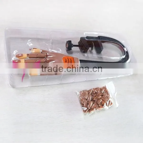 2015 wholesale nail trainer practice hand,hand model for nails