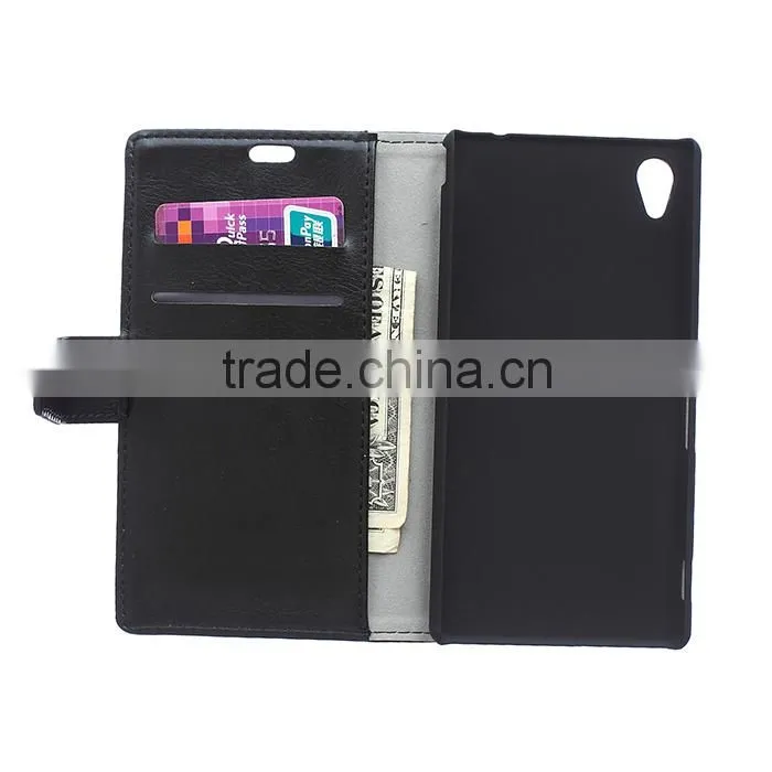 Wholesale Flip Cover Leather Case For Sony Xperia M4 Aqua,For Sony Xperia M4 Aqua Book Cover Stand Case