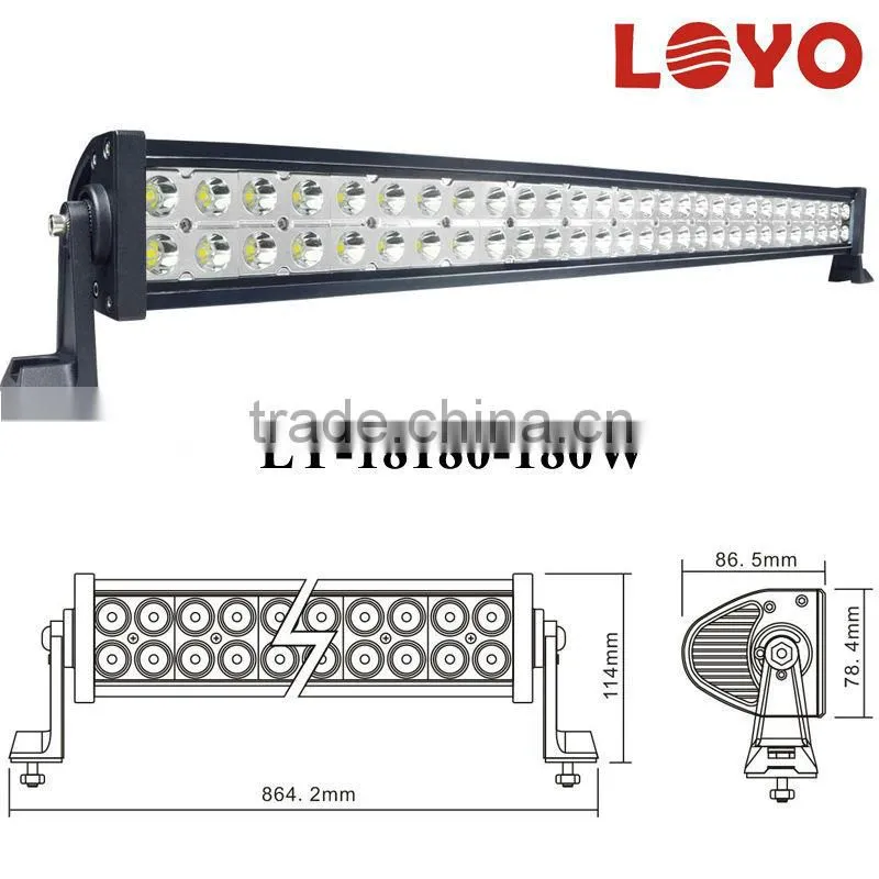 led truck lights for sale 180W led bar tuning light, heavy equipment led light bar