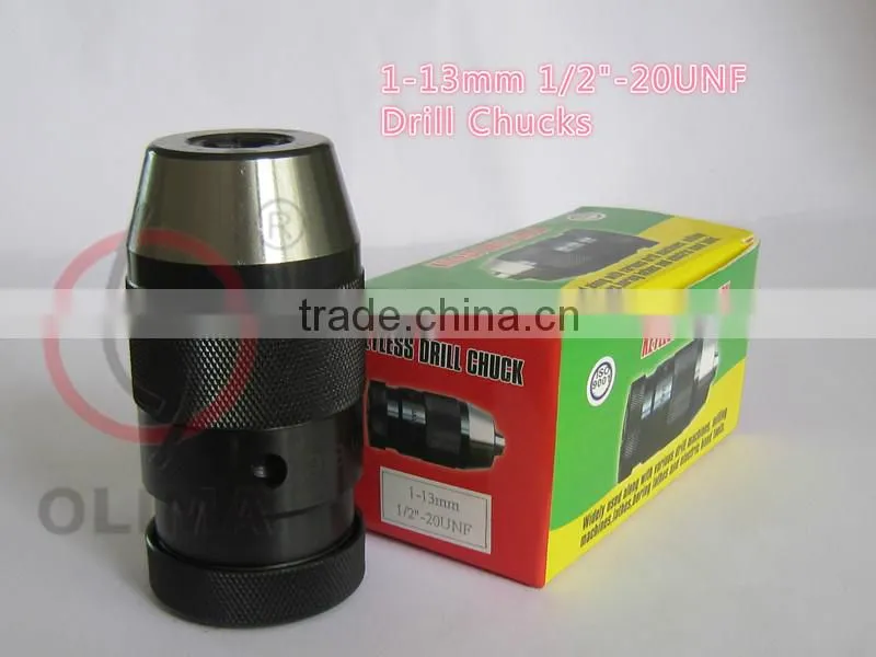 High Precision Manufacturer of Taper-fitting Keyless 16mm Drill Chucks