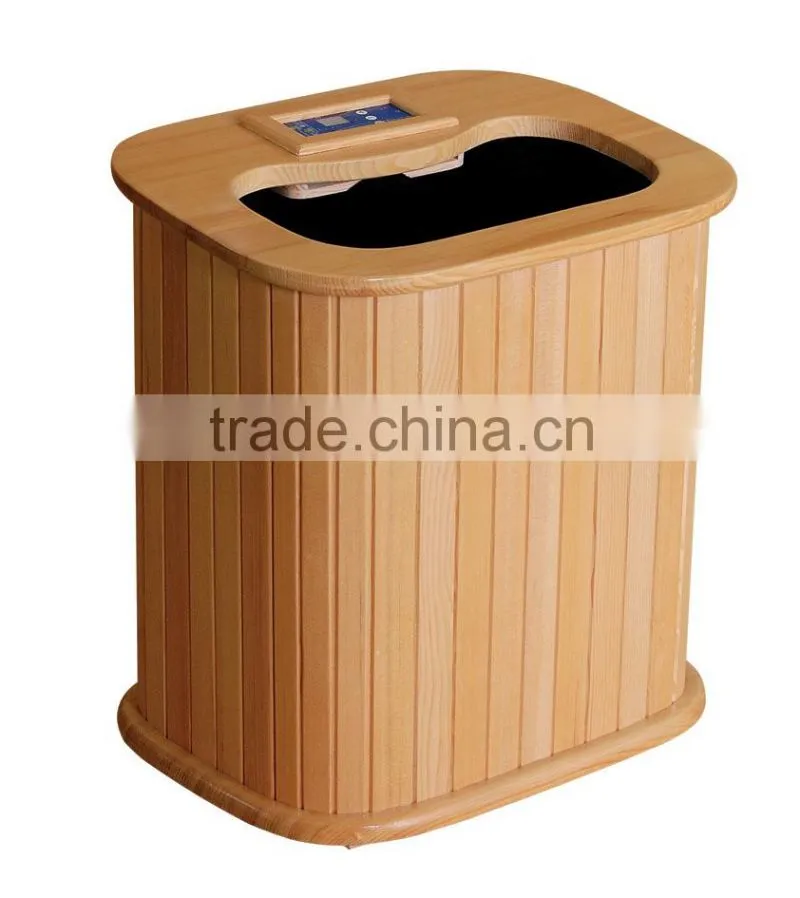1 people wooden far infrared foot sauna