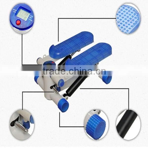Home Use Cardio Equipment Mini Hydraulic Stepper With Resistance Bands