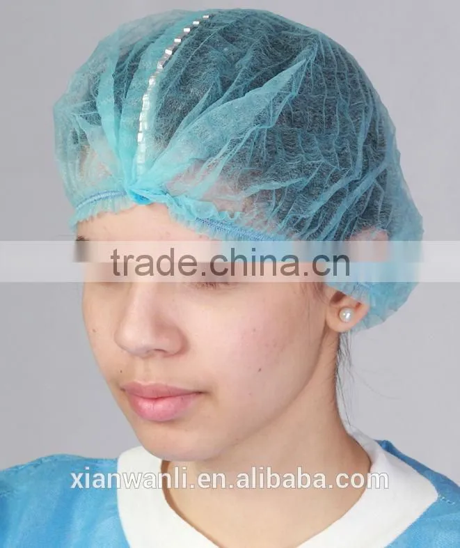 Disposable Hospital Nurse Cap With Detective bar