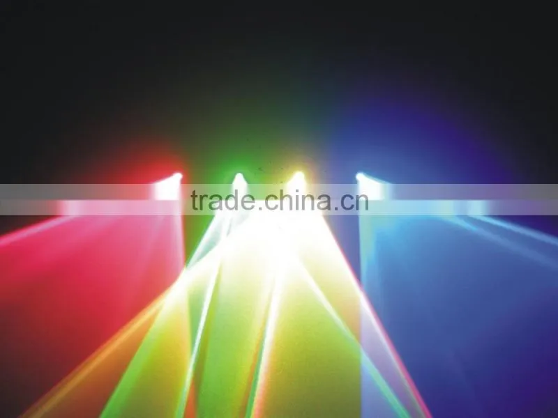 4 Lens 4 Colors 450mW Stage Laser Light for Disco/Club