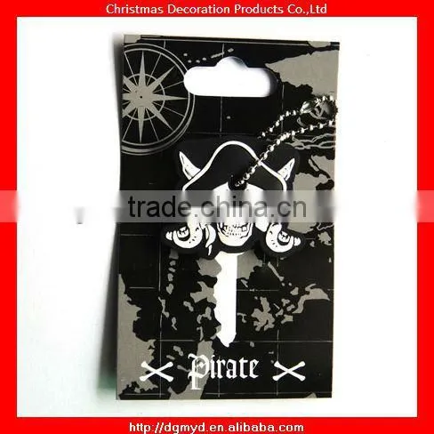 3D Skull Soft pvc key cover for Hallowmas 2013 (MYD-1600)