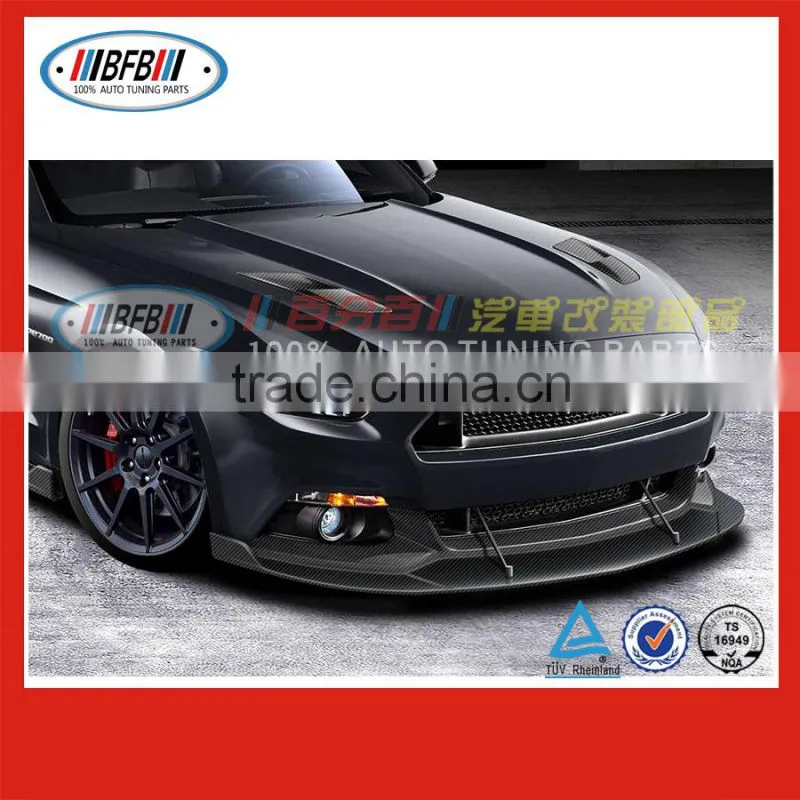 Body Kit For 2015 Newest Ford Mustang Carbon Fiber Henn Style Front Lip