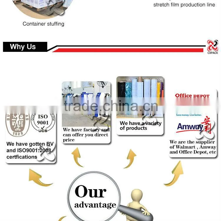 shrink extended paper core dust-proof film