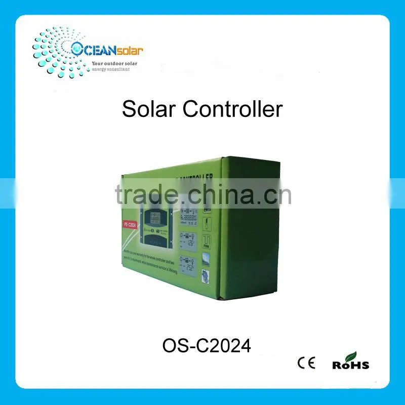 20A auto 12V24V solar Controller manual PWM Solar Charge Controller