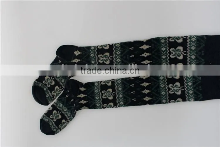 Custom OEM Wholesale Acrylic Knee High Socks