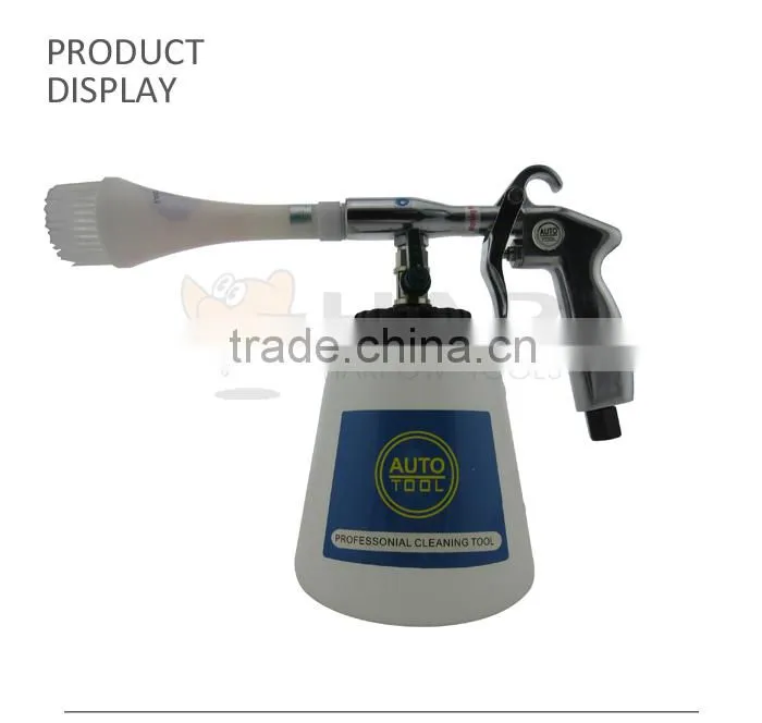 Popular spray style cleaning gun with brush