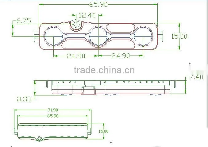 High quality smd 5730 led module 3 LEDS 1.2W led module for light box