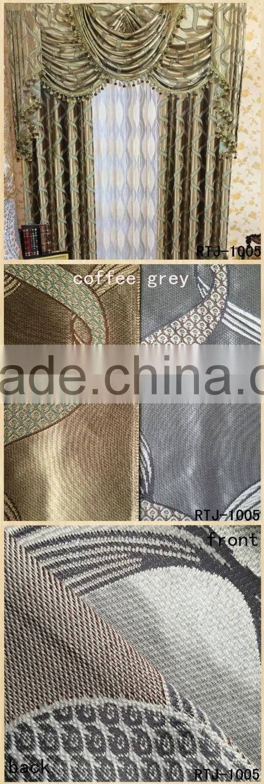 Silk look 100% polyester Middle east style new soft fabrics for curtain/ sofa/cushion/bed sets silk ribbon style