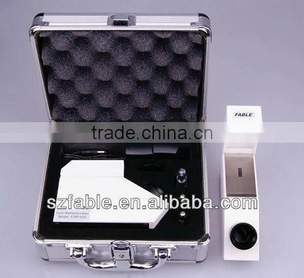 Testing range of 1.35 - 1.85 Gem Refractometer With RI liquid FGR-002