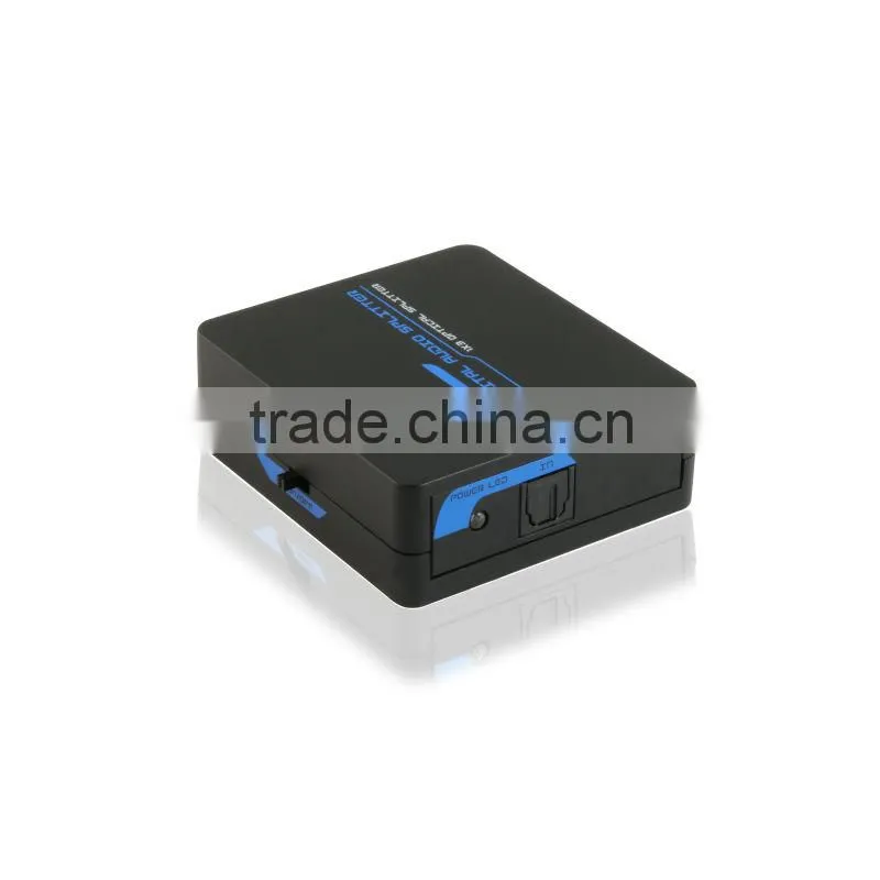 Retailer Toslink Audio Splitter 1x3 Output Distance Up to 40M Support Signal Retiming Mini Audio Splitter