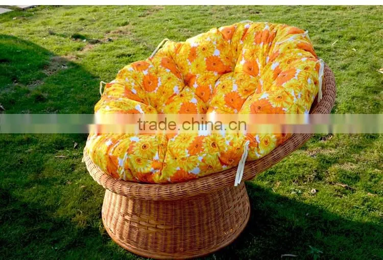 Custom Outdoor Wicker Papasan Chair Cushion