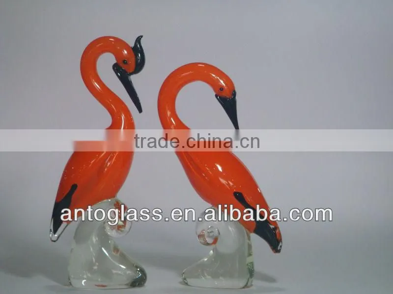 decorative glass birds