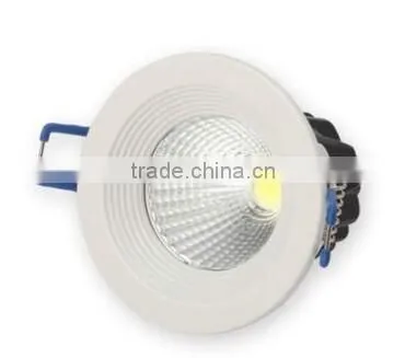 ON9080 indoor dimmable recessed 5w/8w led cob ceiling lamp/spotlighting