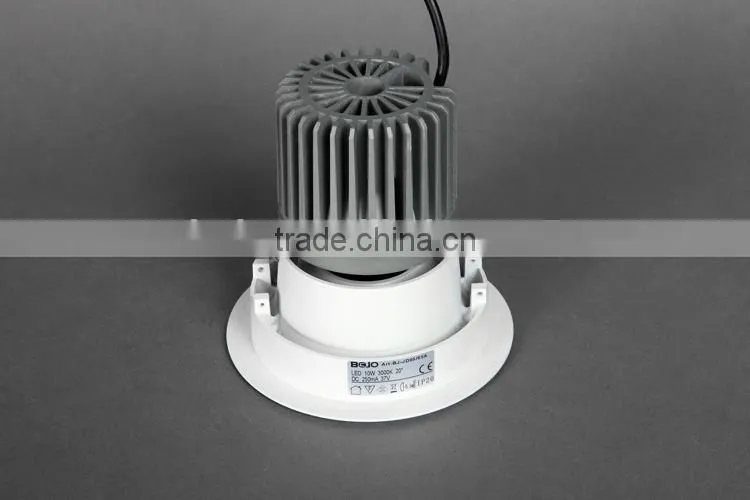 9W 10W cob led downlight for hotel by zhongshan supplier