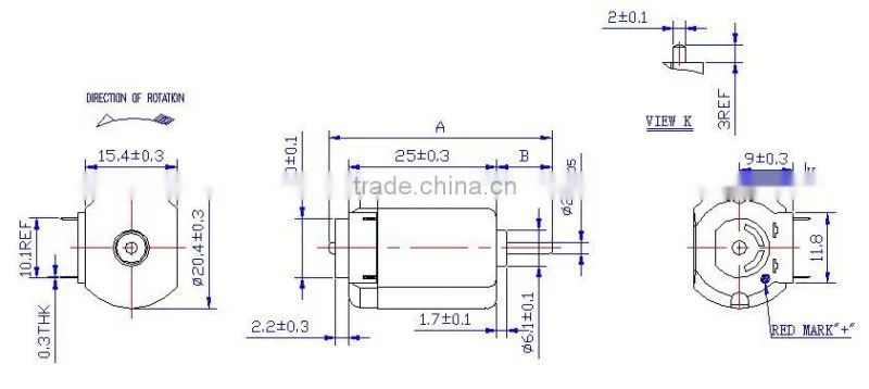 12v dc motor FC-140SA used for headlamp adjusters