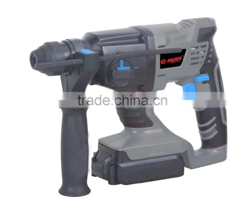 G-max New Arrival 18V Lithium Cordless Rotary Hammer Drill GT13071