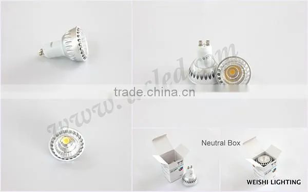3W led lamp, Energy Saving COB LED Spotlight, LED Spot Light GU10 Type 2014 New Products