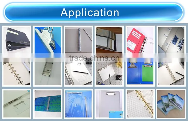 Korean hot sale paper clip metal spring clips in file folder