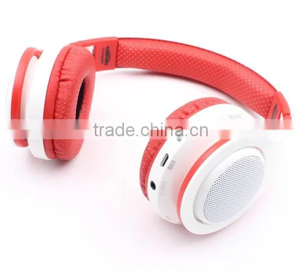 2016 new developed fashion bluetooth headphone wireless headphone stereo headphone