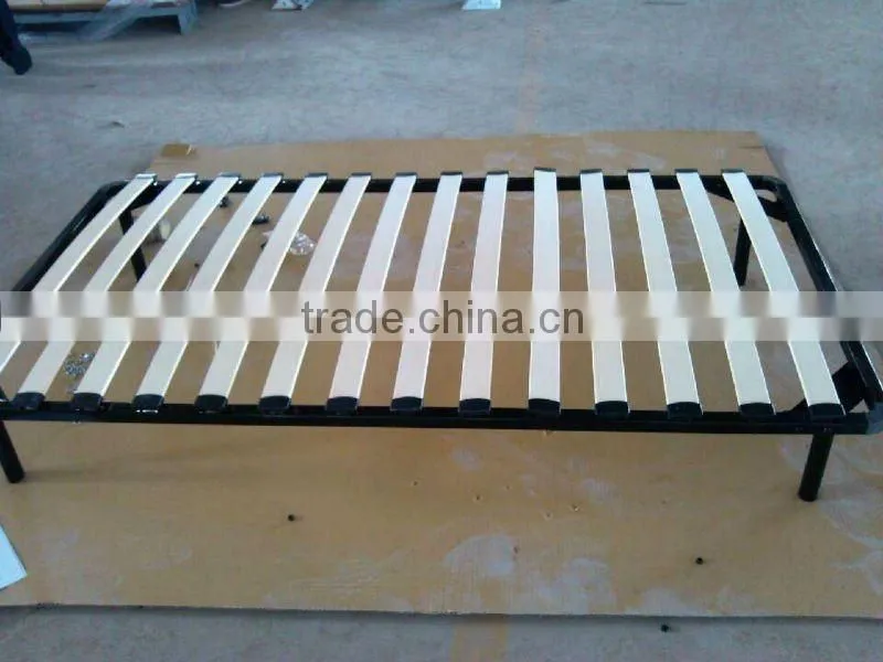 wood slat with metal frame
