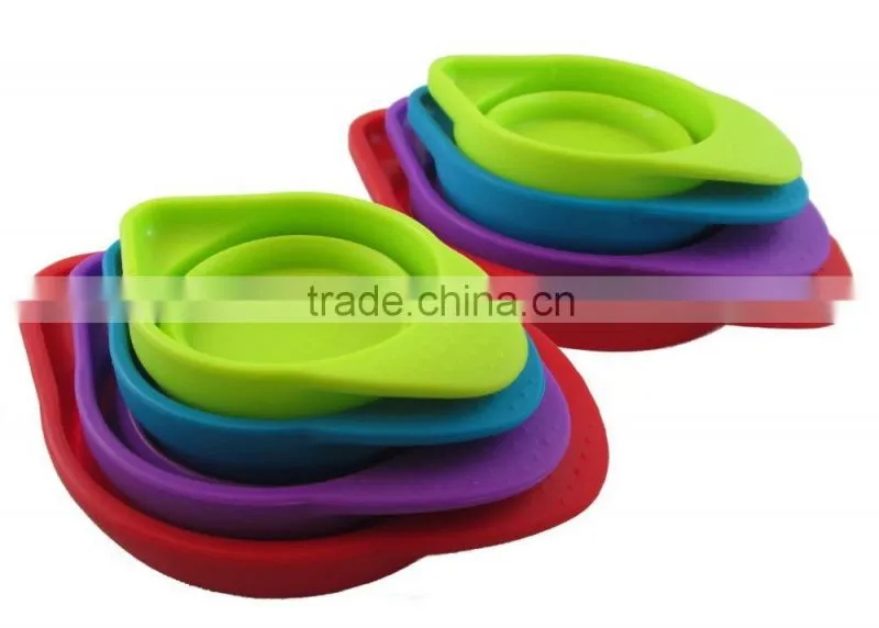 holesale grade 60ml 80ml 125ml 250ml silicone custom measuring cup