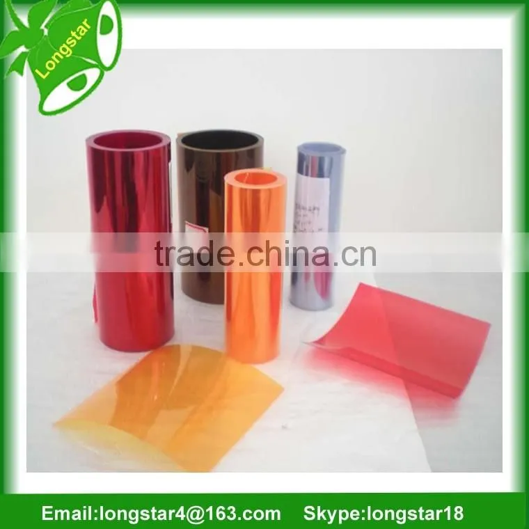 PVC Rolls Normal Clear Film Factory in china