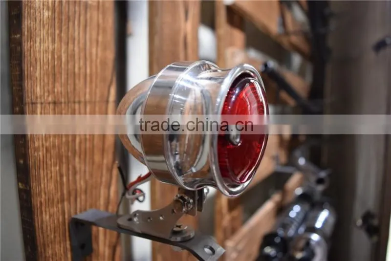 Motorcycle Brake Stop Running Rear Tail Light Racer Bobber Cruiser Chopper NEW