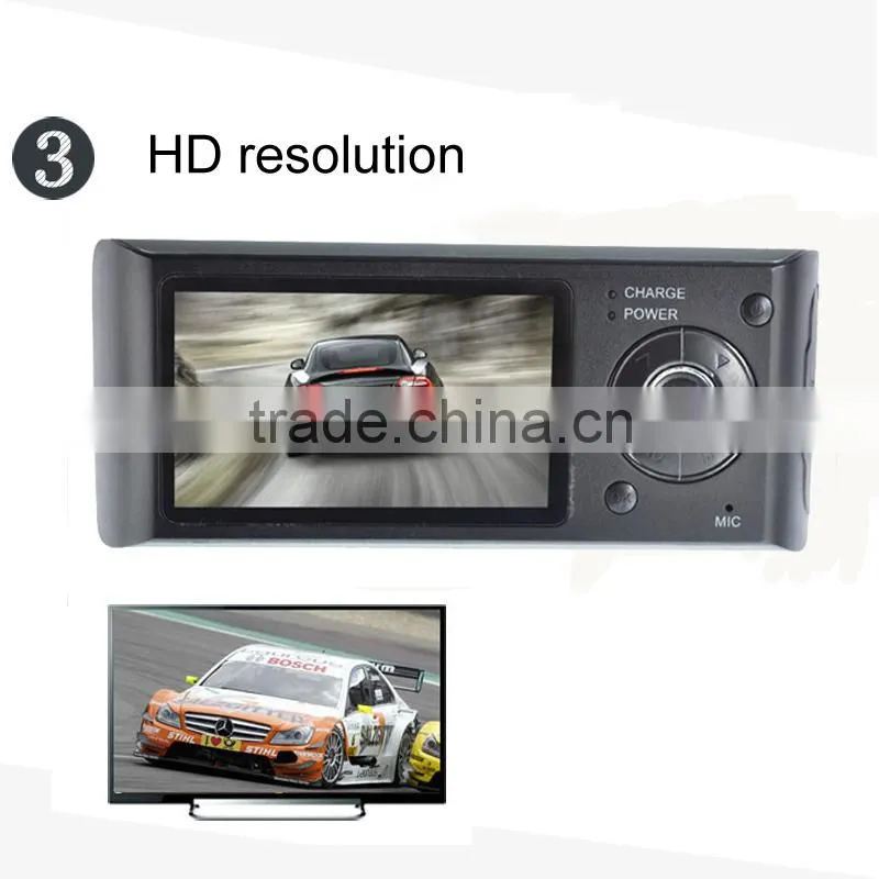 Motion detect car dash video camera recorder dvr gps