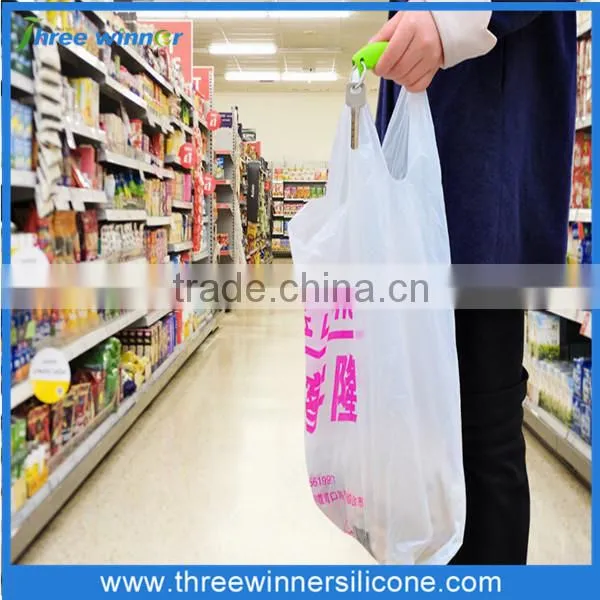 hot selling silicone bag handle for shopping bag