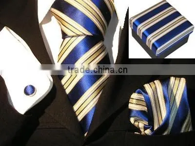 wholesale fashion silk necktie set