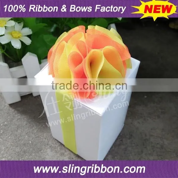 Chiffon & Satin Ribbon Packaging Bow