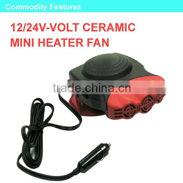Autoline produced electric heater fan 12V