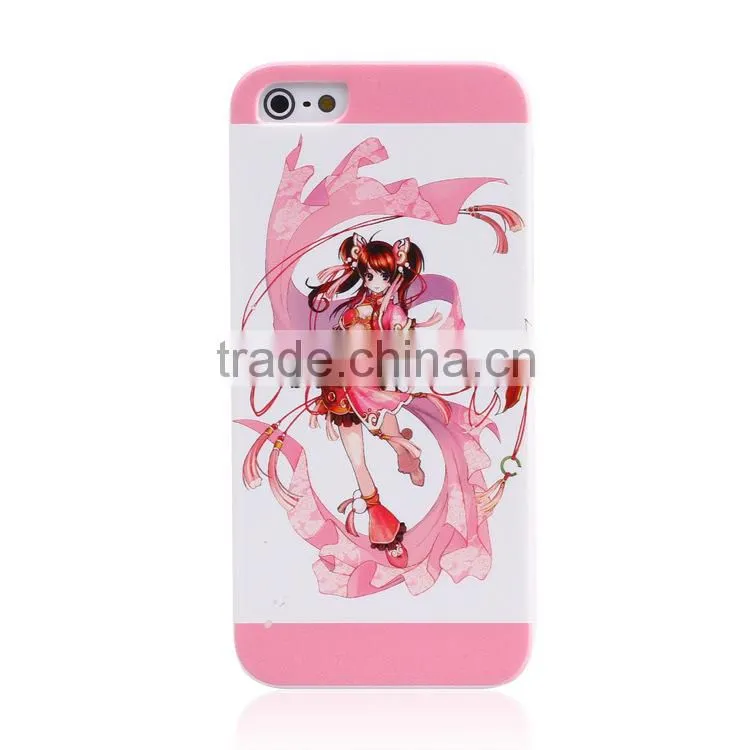 UV phone case printer made pc mobile phone case for iphone case 5 4s.