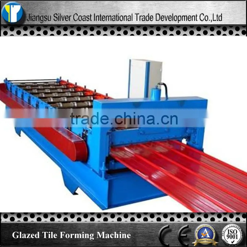 Color tile making machine/ Steel tile forming machine