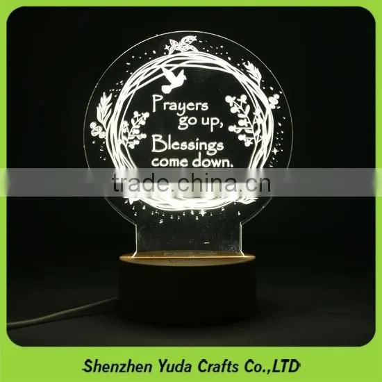 Bespoke Indoor Decorative Lighting Colorful Table Lamp Pretty Night Light