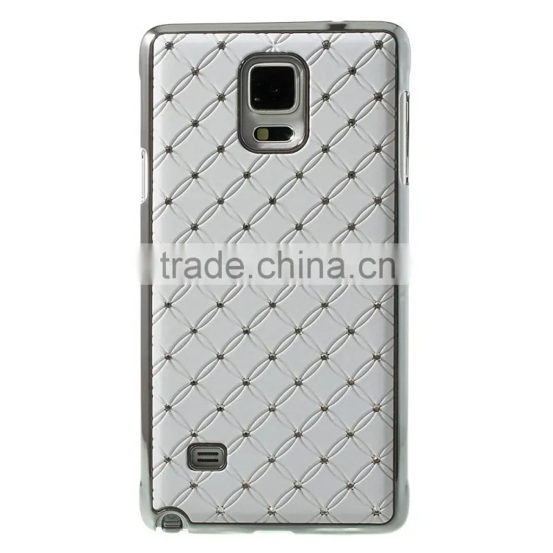 Diamond Pattern PC Case for Samsung Note4, Back Case for Note4, Plastic case for Note 4