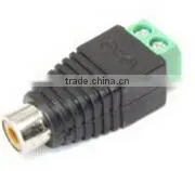 RCA female to terminal connector