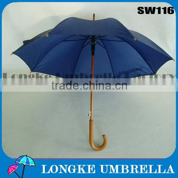 hot sell wooden shaft umbrella